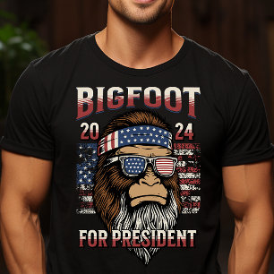 Bigfoot for President Funny T-Shirt