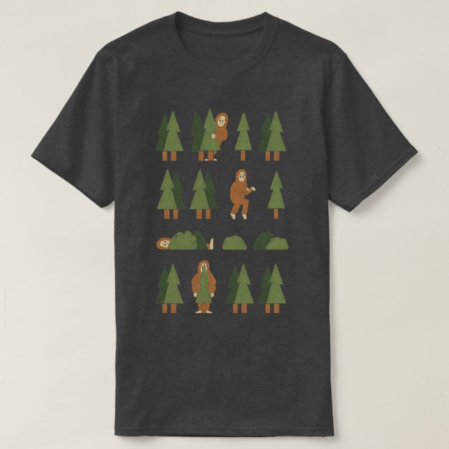 Bigfoot Forest Perfect Giftbigfoot T-Shirt (Design Front)