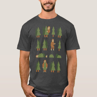 Bigfoot Forest Perfect Giftbigfoot T-Shirt