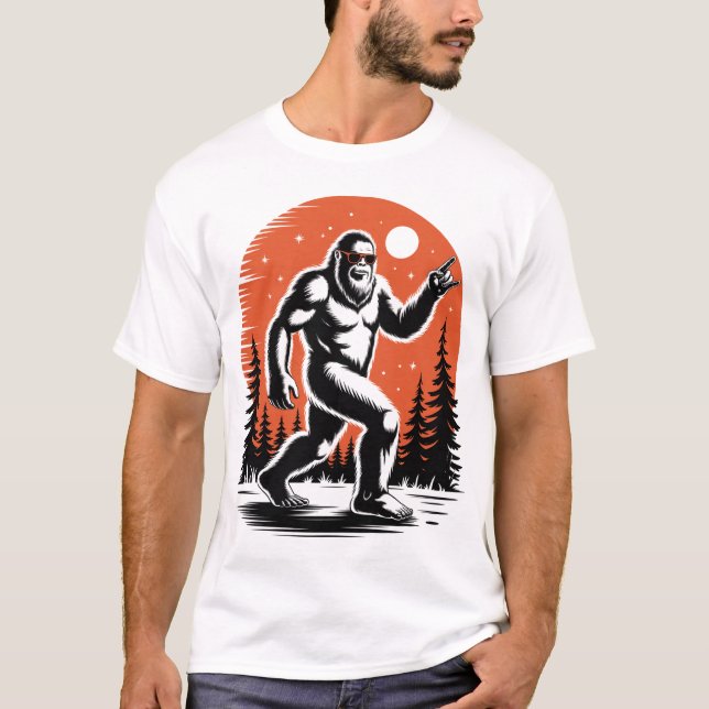 Bigfoot Forest Sasquatch T-Shirt (Front)