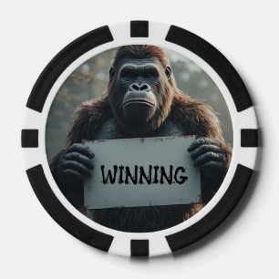 BIGFOOT FUNNY POKER CHIPS