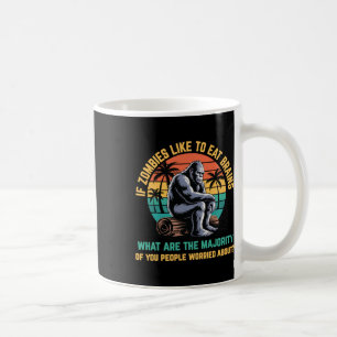 Bigfoot Funny Sasquatch Zombies Horror Lover Coffee Mug