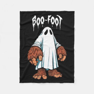 Bigfoot ghost costume halloween boo-foot sasquatch fleece blanket