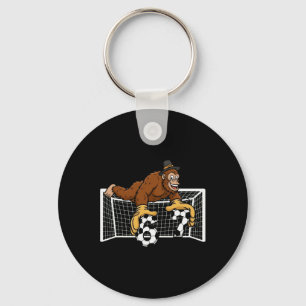 Bigfoot Goalie Soccer 67 Six Seven Boys Thanksgivi Key Ring