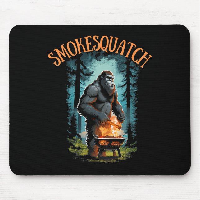 Bigfoot Grilling Sasquatch Pitmaster Grill Bbq Smo Mouse Pad (Front)