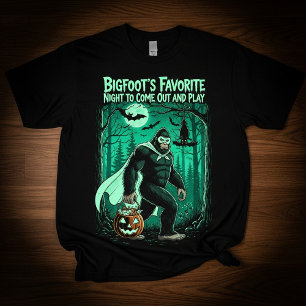 Bigfoot Halloween T-Shirt Funny Sasquatch Quote