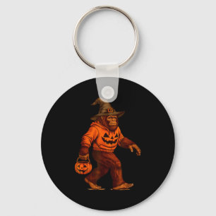 Bigfoot Halloween Trick Or Treat Sasquatch Costume Key Ring