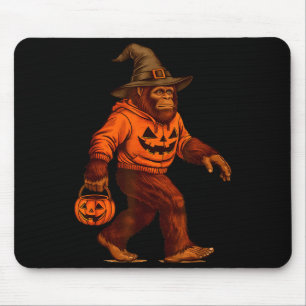 Bigfoot Halloween Trick Or Treat Sasquatch Costume Mouse Pad