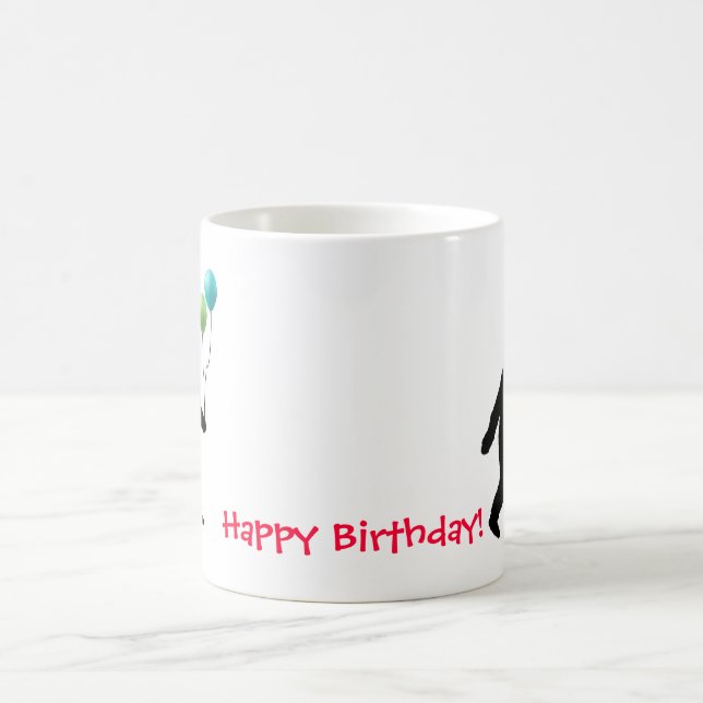 Bigfoot Happy Birthday! Coffee Mug (Center)