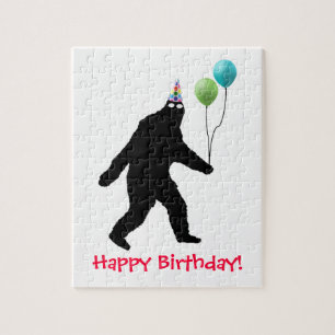 Bigfoot Happy Birthday! Jigsaw Puzzle