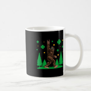 Bigfoot Happy St Patricks Day Shirt Funny Green Sa Coffee Mug