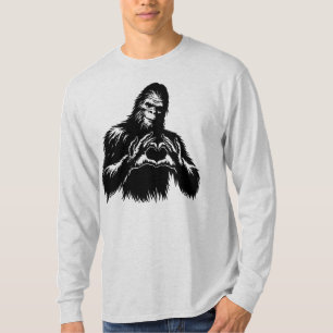 Bigfoot Heart Hands T-Shirt