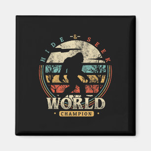 Bigfoot Hide And Seek Champion Shirt Sasquatch Cam Magnet