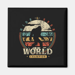 Bigfoot Hide And Seek Champion Shirt Sasquatch Cam Magnet