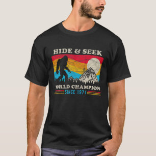 Bigfoot Hide And Seek Vintage 1971 50 Year Old Sas T-Shirt