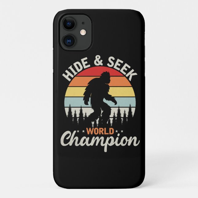 Bigfoot Hide And Seek World Champion Case-Mate iPhone Case (Back)