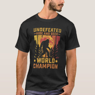 Bigfoot Hide And Seek World Champion retro vintage T-Shirt