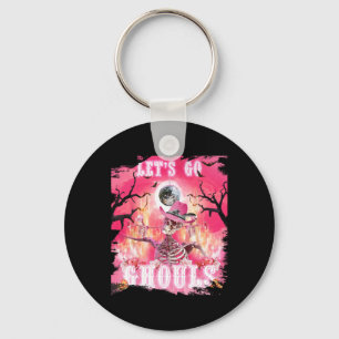 Bigfoot Hiding From Alien In A Ufo Behind A Tree F Key Ring