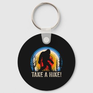 Bigfoot Hiking Key Ring