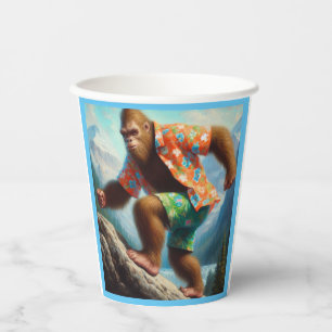 Bigfoot Hiking Paper Cups