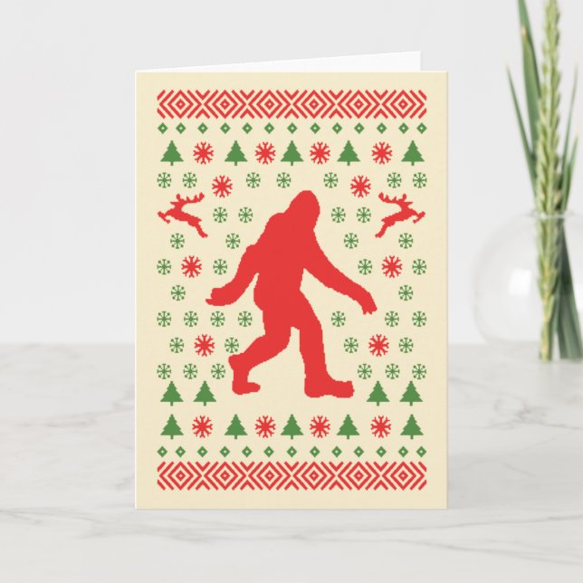 Bigfoot Holiday Sweater Tees (Front)