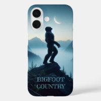 Bigfoot Howling at the Moon 