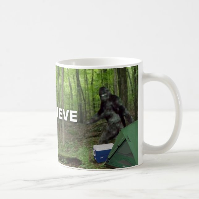Bigfoot I Believe Coffee Mug (Right)