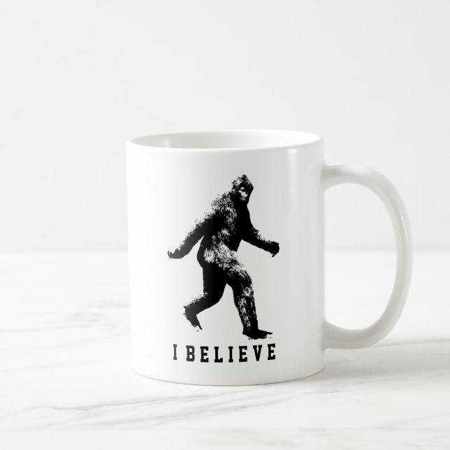 Bigfoot I Believe Customisable Text Mug (Right)