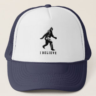Bigfoot I Believe Customisable Text Trucker Hat