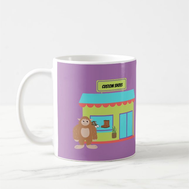  Bigfoot image (children's) Coffee Mug (Left)