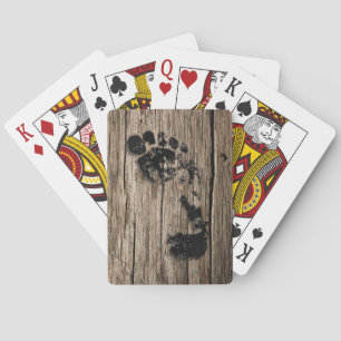 "Bigfoot Impressions" Playing Cards