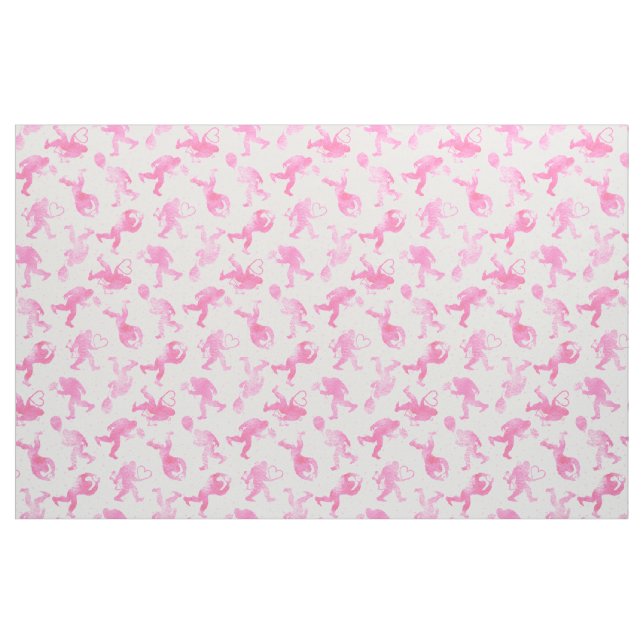 Bigfoot in Love Fabric (Fat Quarter)