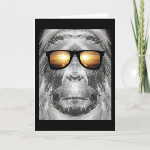 Bigfoot In Shades Card