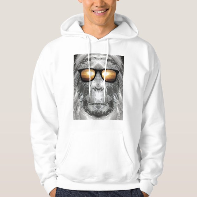 Bigfoot In Shades Hoodie (Front)