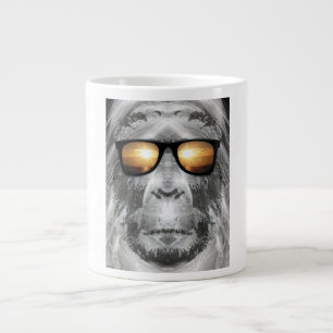 Bigfoot In Shades Large Coffee Mug
