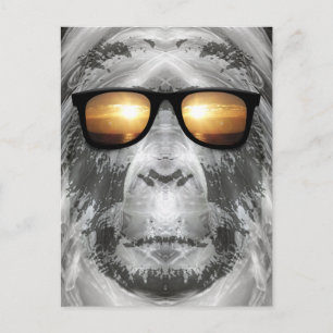 Bigfoot In Shades Postcard