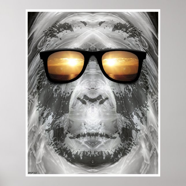 Bigfoot In Shades Poster (Front)