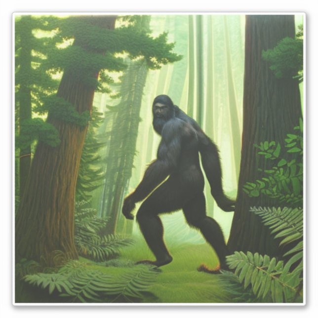 Bigfoot In The Forest (Front)