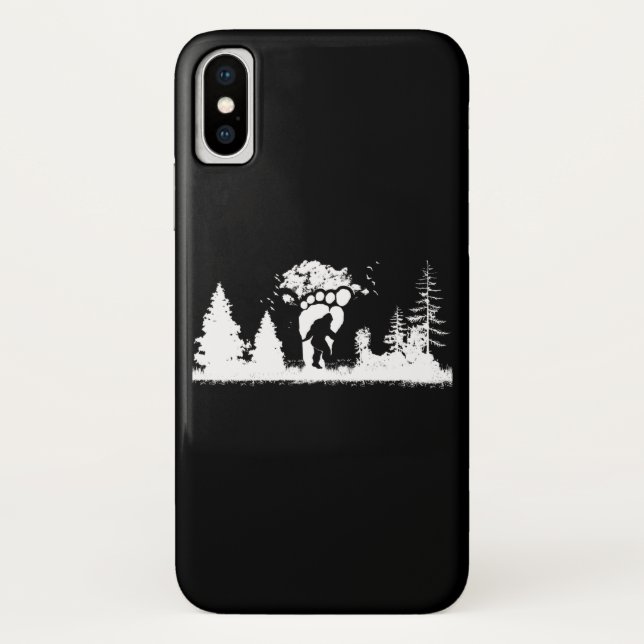 Bigfoot in the Forest Sasquatch Yeti Case-Mate iPhone Case (Back)