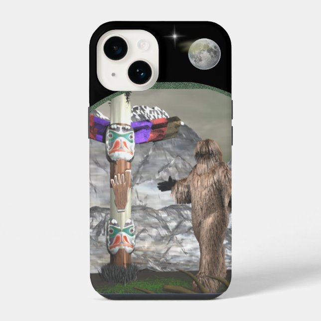 Bigfoot iPhone Case (Back)
