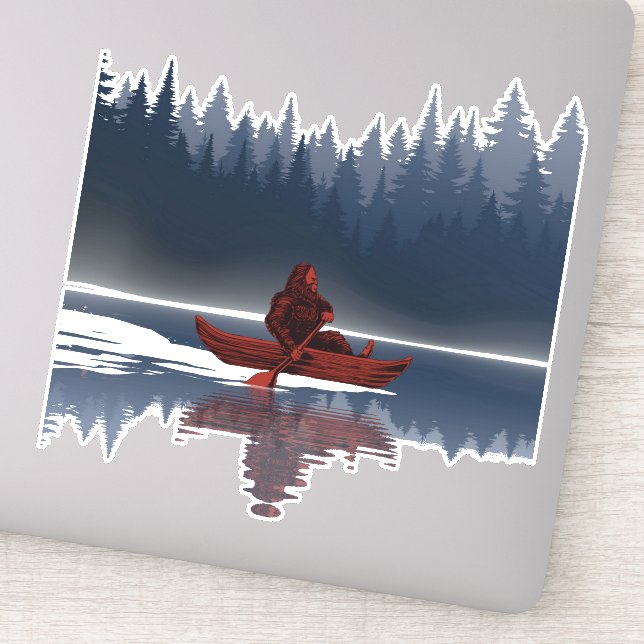 Bigfoot Lake Canoe Wilderness Pine Forest  (Detail)