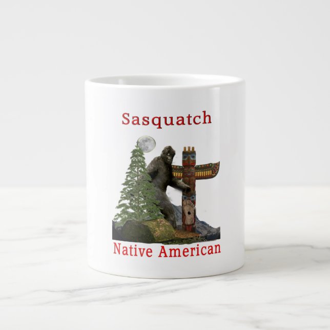 Bigfoot Large Coffee Mug (Front)