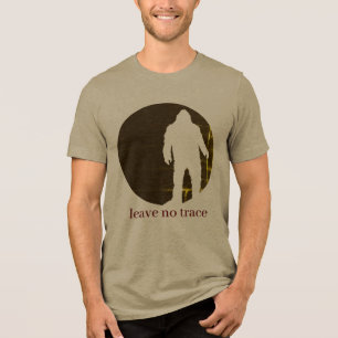 Bigfoot Leave No Trace T-Shirt Tri-Blend Shirt