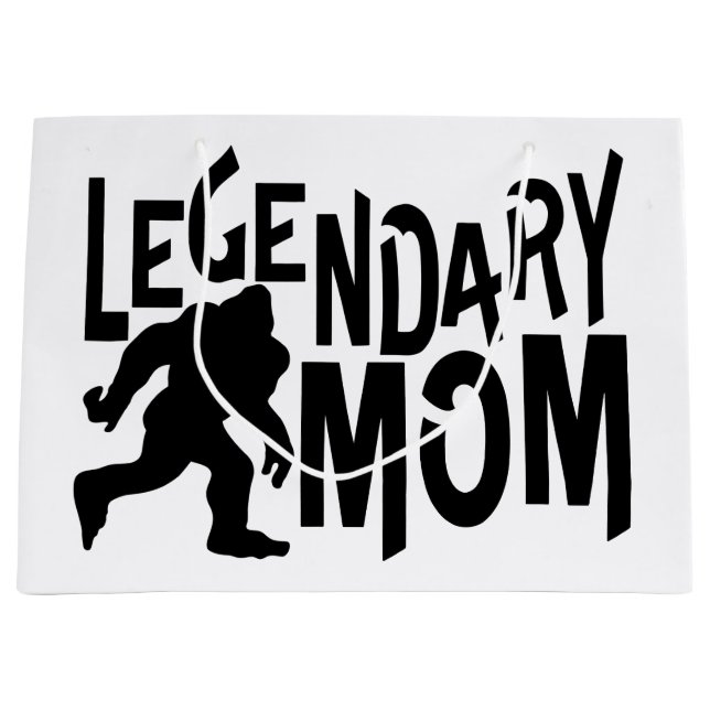 Bigfoot Legendary Mum Large Gift Bag (Front)