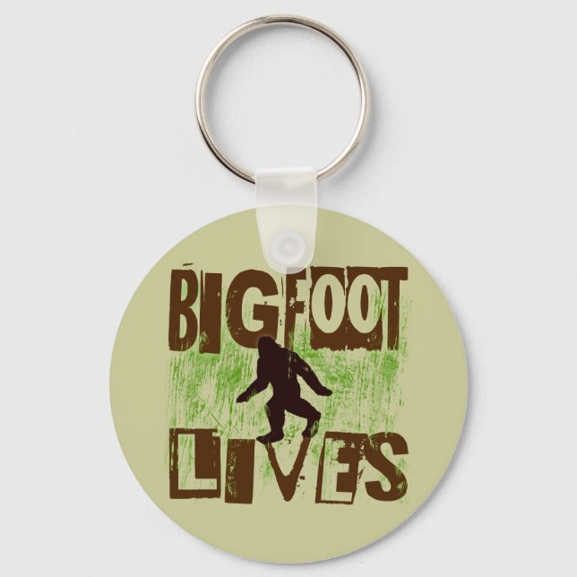 Bigfoot Lives Key Ring (Front)