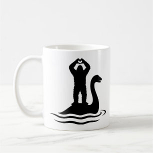 Bigfoot Loch Ness Monster Coffee Mug