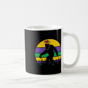 Bigfoot Mardi Gras Sasquatch Funny Men Kids Gift T Coffee Mug