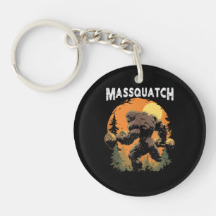 Bigfoot Massquatch Funny Key Ring