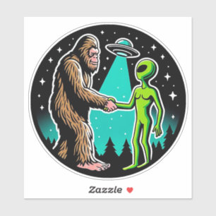 Bigfoot Meets Alien