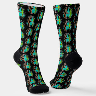 Bigfoot Meets Alien Socks